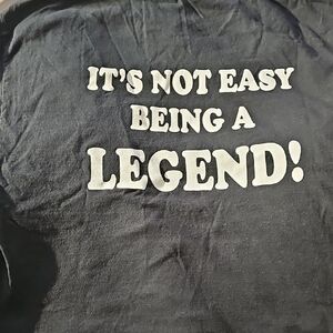 Port Authority Navy Biker Graphic Tee